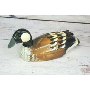 Gorgeous Wooden Duck Decoy 7" Colorful Hand Painted Shelf Sitter Home Décor
